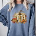 Book Pumpkin Fall Reading Thanksgiving Teacher Librarian Comfort Colors Sweatshirt Denim Book Pumpkin Fall Reading Thanksgiving Teacher Librarian Comfort Colors Sweatshirt Denim
