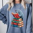 Book Reading Book Reader Manatees Sea Animal Sea Cow Manatee Comfort Colors Sweatshirt Denim Book Reading Book Reader Manatees Sea Animal Sea Cow Manatee Comfort Colors Sweatshirt Denim