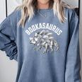 Book T-Rex Dino Bookworm Reading Book Dinosaur Comfort Colors Sweatshirt Denim Book T-Rex Dino Bookworm Reading Book Dinosaur Comfort Colors Sweatshirt Denim