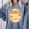 Booked & Unbothered Book Lover Tee Comfort Colors Sweatshirt Denim