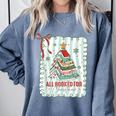 All Booked For Christmas Book Xmas Tree Coquette Bow Lights Comfort Colors Sweatshirt Denim All Booked For Christmas Book Xmas Tree Coquette Bow Lights Comfort Colors Sweatshirt Denim