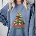 All Booked For Christmas Reading Books Librarian Holiday Comfort Colors Sweatshirt Denim All Booked For Christmas Reading Books Librarian Holiday Comfort Colors Sweatshirt Denim