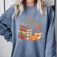 All Booked For Fall Books Coffee Fall Leaves Pumpkins Autumn Comfort Colors Sweatshirt Denim All Booked For Fall Books Coffee Fall Leaves Pumpkins Autumn Comfort Colors Sweatshirt Denim