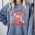 All Booked For Valentines Bow Heart Book Lover Valentine Day Comfort Colors Sweatshirt Denim All Booked For Valentines Bow Heart Book Lover Valentine Day Comfort Colors Sweatshirt Denim