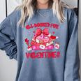 All Booked For Valentines Coquette Bow Book Valentine Day Comfort Colors Sweatshirt Denim All Booked For Valentines Coquette Bow Book Valentine Day Comfort Colors Sweatshirt Denim