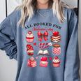 All Booked For Valentine's Day Book Lover Bookworm Bookish Comfort Colors Sweatshirt Denim All Booked For Valentine's Day Book Lover Bookworm Bookish Comfort Colors Sweatshirt Denim