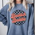 Bookish Baddie Retro Aesthetic Typography Comfort Colors Sweatshirt Denim Bookish Baddie Retro Aesthetic Typography Comfort Colors Sweatshirt Denim