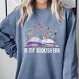 In My Bookish Era World Book Day Girls Comfort Colors Sweatshirt Denim In My Bookish Era World Book Day Girls Comfort Colors Sweatshirt Denim