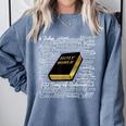 Books Of The Bible Comfort Colors Sweatshirt Denim