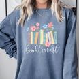 Booktrovert Book Lover Reading Bookworm Reader Comfort Colors Sweatshirt Denim Booktrovert Book Lover Reading Bookworm Reader Comfort Colors Sweatshirt Denim