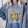 Booktrovert Book Reader Book Nerd Book Reading Lover Premium Tri-Blend Comfort Colors Sweatshirt Denim