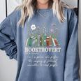 Booktrovert Definition Floral Books Reading Teacher Library Comfort Colors Sweatshirt Denim Booktrovert Definition Floral Books Reading Teacher Library Comfort Colors Sweatshirt Denim
