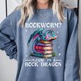 Bookworm Please I'm A Book Dragon Blue Dragon Comfort Colors Sweatshirt Denim Bookworm Please I'm A Book Dragon Blue Dragon Comfort Colors Sweatshirt Denim