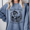 Buy Me Books And Tell Me I'm Pretty Book Lover Bookworm Comfort Colors Sweatshirt Denim