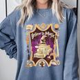Castle Book Book Lovers Tees Family Vacation Bookworm Comfort Colors Sweatshirt Denim
