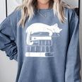 Cat Book Books And Cats Cat Lover Cat Mom Book Lovers Comfort Colors Sweatshirt Denim Cat Book Books And Cats Cat Lover Cat Mom Book Lovers Comfort Colors Sweatshirt Denim