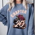 Chapter 20 20th Birthday Women Book Lovers Its My Birthday Comfort Colors Sweatshirt Denim