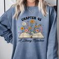 Chapter 45 A Literary Milestone 45th Birthday Book Lovers Comfort Colors Sweatshirt Denim Chapter 45 A Literary Milestone 45th Birthday Book Lovers Comfort Colors Sweatshirt Denim