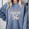 Chapter 56 Birthday Shirt For Women Book Lovers Love To Read Comfort Colors Sweatshirt Denim Chapter 56 Birthday Shirt For Women Book Lovers Love To Read Comfort Colors Sweatshirt Denim