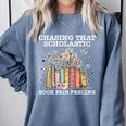 Chasing That Scholastic Book Fair Feeling Apparel Comfort Colors Sweatshirt Denim Chasing That Scholastic Book Fair Feeling Apparel Comfort Colors Sweatshirt Denim