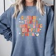 CHASING THAT SCHOLASTIC BOOK FAIR HIGH Comfort Colors Sweatshirt Denim