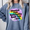 Chasing That Scholastic Book Fair High Book Lovers Comfort Colors Sweatshirt Denim Chasing That Scholastic Book Fair High Book Lovers Comfort Colors Sweatshirt Denim