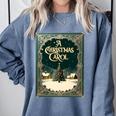 A Christmas Carol Book Cover By Charles Dickens Comfort Colors Sweatshirt Denim A Christmas Carol Book Cover By Charles Dickens Comfort Colors Sweatshirt Denim