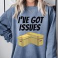 Comic Book For Men Women Comic Book Collector Comfort Colors Sweatshirt Denim