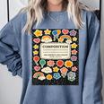 Composition Notebook Costume Teacher Matching Halloween Book Comfort Colors Sweatshirt Denim