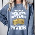 Cool Comic Book For Men Women Comic Book Collector Comfort Colors Sweatshirt Denim Cool Comic Book For Men Women Comic Book Collector Comfort Colors Sweatshirt Denim