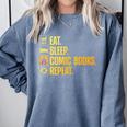 Cool Comic Books Art For Men Women Comic Book Lover Comics Comfort Colors Sweatshirt Denim