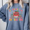 All The-Cool Kids Are Reading Book Lover Librarian Bookworm Comfort Colors Sweatshirt Denim