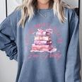 Coquette Aesthetic Bow Buy Me Books & Tell Me I'm Pretty Comfort Colors Sweatshirt Denim Coquette Aesthetic Bow Buy Me Books & Tell Me I'm Pretty Comfort Colors Sweatshirt Denim