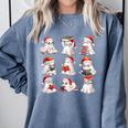 Cute Read More Booooooks Ghost Read More Books Christmas Comfort Colors Sweatshirt Denim