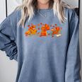 Cute Turkey Reading Book Librarian Bookworm Thanksgiving Men Comfort Colors Sweatshirt Denim Cute Turkey Reading Book Librarian Bookworm Thanksgiving Men Comfort Colors Sweatshirt Denim