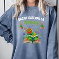Dad Of Caterpillar Birthday Reading Books Lovers Comfort Colors Sweatshirt Denim Dad Of Caterpillar Birthday Reading Books Lovers Comfort Colors Sweatshirt Denim