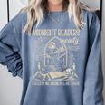 Dark Romance Book Lover Midnight Reading Readers Society Comfort Colors Sweatshirt Denim