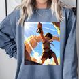David And Goliath Bible Book Samuel King David Anime Manga Comfort Colors Sweatshirt Denim David And Goliath Bible Book Samuel King David Anime Manga Comfort Colors Sweatshirt Denim