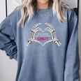 Dead Inside But I Still Read Romance Smut Book Lovers Comfort Colors Sweatshirt Denim