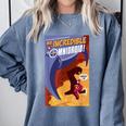 Disney Pixar The Incredibles Omnidroid Comic Book Cover Comfort Colors Sweatshirt Denim