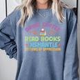 Drink Coffee Read Books Dismantle Systems Of Oppression Comfort Colors Sweatshirt Denim