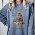 Drink Coffee Read Books Pet Cats Be Happy Bookworm Comfort Colors Sweatshirt Denim Drink Coffee Read Books Pet Cats Be Happy Bookworm Comfort Colors Sweatshirt Denim