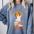 Easily Distracted By Beagles And Books Beagle Dog Comfort Colors Sweatshirt Denim Easily Distracted By Beagles And Books Beagle Dog Comfort Colors Sweatshirt Denim