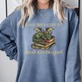 Easily Distracted By Books And Dragons Graphic Comfort Colors Sweatshirt Denim Easily Distracted By Books And Dragons Graphic Comfort Colors Sweatshirt Denim