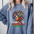 Education Freedom Teacher Books Black History Month Comfort Colors Sweatshirt Denim Education Freedom Teacher Books Black History Month Comfort Colors Sweatshirt Denim