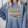 Educator By Popular Demand African American Book Lover Comfort Colors Sweatshirt Denim Educator By Popular Demand African American Book Lover Comfort Colors Sweatshirt Denim