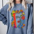 Equal Rights Book Flower Resist Feminist LGBTQ Floral Comfort Colors Sweatshirt Denim Equal Rights Book Flower Resist Feminist LGBTQ Floral Comfort Colors Sweatshirt Denim