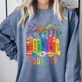 Equality Book LGBTQ Wildflowers Equal Rights Gay Kindness Comfort Colors Sweatshirt Denim Equality Book LGBTQ Wildflowers Equal Rights Gay Kindness Comfort Colors Sweatshirt Denim