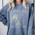 Fantasy Book Club Dragon Reader Book A Day Keep Reality Away Comfort Colors Sweatshirt Denim Fantasy Book Club Dragon Reader Book A Day Keep Reality Away Comfort Colors Sweatshirt Denim