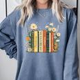 Fantasy Drama Tragedy Book Floral Subtle Comfort Colors Sweatshirt Denim Fantasy Drama Tragedy Book Floral Subtle Comfort Colors Sweatshirt Denim